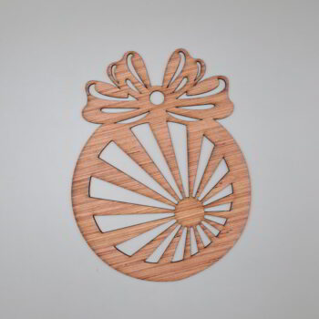 Intra απο ξύλο plywood 3mm-4mm πάχος - Μπιχλιμπίδι Στολίδι χριστουγεννιάτικο δέντρο χειροτεχνία Δίασταση 10x10 cm Intraeaxys-qommp55o - Image 3