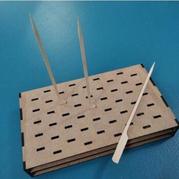 Intra απο ξύλο plywood 3mm-4mm πάχος - Στάση για σουβλάκια μπαμπού 3mm Δίασταση 20x20 cm Intraeaxys-joedjnd1 - Image 1