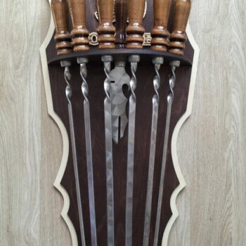 Intra απο ξύλο plywood 3mm-4mm πάχος - Στήριγμα για σουβλάκι τοίχου Δίασταση 30x30 cm Intraeaxys-yon0g8g7 - Image 3