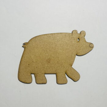 Intra απο ξύλο plywood 3mm-4mm πάχος - Ημιτελές ξύλινο κούφωμα αρκούδας Δίασταση 30x30 cm Intraeaxys-lopqrex7 - Image 1