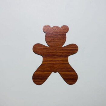 Intra απο ξύλο plywood 3mm-4mm πάχος - Αποκοπή ημιτελούς ξύλινης χειροτεχνίας σε σχήμα αρκουδάκι Δίασταση 30x30 cm Intraeaxys-qommpwko - Image 1