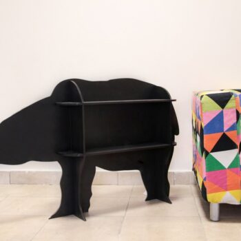 Intra απο ξύλο plywood 3mm-4mm πάχος - Πρότυπο CNC ραφιών αποθήκευσης Bear Δίασταση 30x30 cm Intraeaxys-eo20kqq7 - Image 1