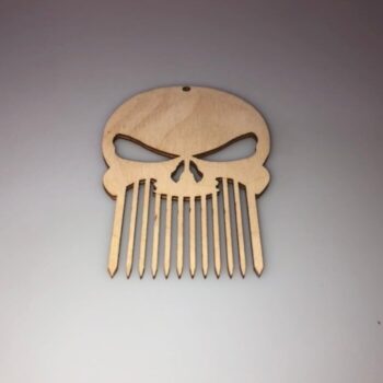 Intra απο ξύλο plywood 3mm-4mm πάχος - Κρανίο χτένα γενειάδας Δίασταση 30x30 cm Intraeaxys-m1d6e3y7 - Image 1