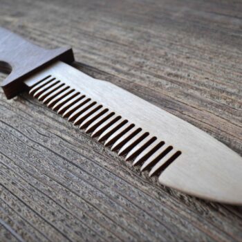 Intra απο ξύλο plywood 3mm-4mm πάχος - Ξύλινη χτένα μαχαιριού Δίασταση 30x30 cm Intraeaxys-yon05qx7 - Image 1