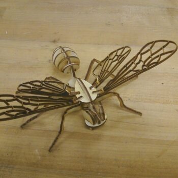 Intra απο ξύλο plywood 3mm-4mm πάχος - Bee 3D Puzzle 3mm Δίασταση 30x30 cm Intraeaxys-eo0q96w1 - Image 1