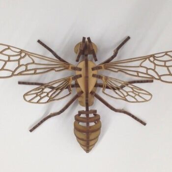 Intra απο ξύλο plywood 3mm-4mm πάχος - Bee 3D Puzzle 3mm Δίασταση 30x30 cm Intraeaxys-d1lv8d6o - Image 5