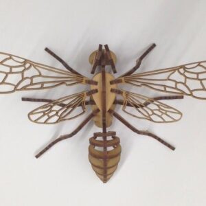 Intra απο ξύλο plywood 3mm-4mm πάχος - Bee Puzzle 3mm Ακρυλικό Κόντρα πλακέ Δίασταση 20x20 cm Intraeaxys-67wlmew1