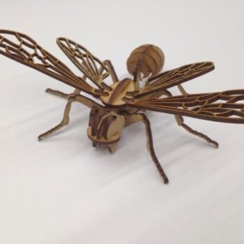 Intra απο ξύλο plywood 3mm-4mm πάχος - Bee Puzzle 3mm Ακρυλικό Κόντρα πλακέ Δίασταση 20x20 cm Intraeaxys-67wlmew1 - Image 3