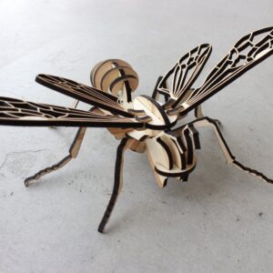 Intra απο ξύλο plywood 3mm-4mm πάχος - Bee Puzzle 4mm Κόντρα πλακέ Δίασταση 30x30 cm Intraeaxys-91jdq841