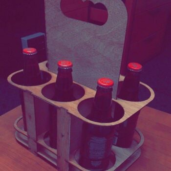 Intra απο ξύλο plywood 3mm-4mm πάχος - 6 Συσκευαστής Δίασταση 30x30 cm Intraeaxys-pokmvlk1 - Image 1