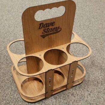 Intra απο ξύλο plywood 3mm-4mm πάχος - 6 Pack Beer Carrier Δίασταση 20x20 cm Intraeaxys-91jkpqpo - Image 3