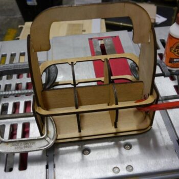 Intra απο ξύλο plywood 3mm-4mm πάχος - Beer Rack Six Beer Bottles Carrier Δίασταση 30x30 cm Intraeaxys-51r8qvd7 - Image 4