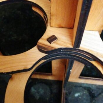 Intra απο ξύλο plywood 3mm-4mm πάχος - Παζλ Minimal 4 Pack Bottle Carrier Δίασταση 20x20 cm Intraeaxys-qom65dr1 - Image 3