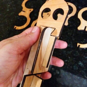 Intra απο ξύλο plywood 3mm-4mm πάχος - Παζλ Minimal 4 Pack Bottle Carrier Δίασταση 20x20 cm Intraeaxys-qom65dr1 - Image 10