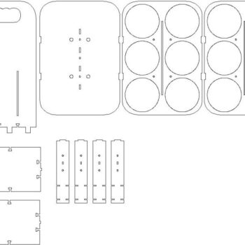Intra απο ξύλο plywood 3mm-4mm πάχος - Συσκευασία Acrylic 6 Δίασταση 20x20 cm Intraeaxys-67wz9ml7 - Image 3