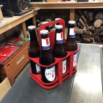 Intra απο ξύλο plywood 3mm-4mm πάχος - Θήκη μπύρας 6 συσκευασιών Δίασταση 30x30 cm Intraeaxys-eox89dq1 - Image 1