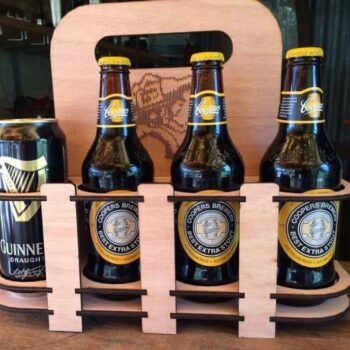 Intra απο ξύλο plywood 3mm-4mm πάχος - Θήκη μπύρας 8 Συσκευασία Δίασταση 30x30 cm Intraeaxys-eo4y4m9o - Image 1