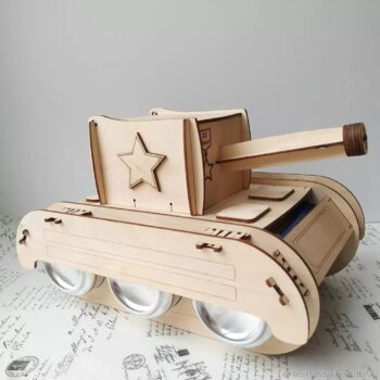 Intra απο ξύλο plywood 3mm-4mm πάχος - Tank Beer Caddy Δίασταση 30x30 cm Intraeaxys-078yqp5o - Image 1