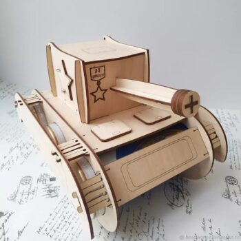 Intra απο ξύλο plywood 3mm-4mm πάχος - Tank Beer Caddy Δίασταση 30x30 cm Intraeaxys-078yqp5o - Image 3