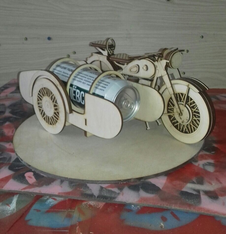 Intra απο ξύλο plywood 3mm-4mm πάχος - Θήκη ποτού μοτοσυκλέτας Δίασταση 30x30 cm Intraeaxys-m1d68rx7