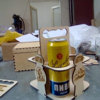 Intra απο ξύλο plywood 3mm-4mm πάχος - Κόντρα πλακέ Beer Carrier Beer Caddy Δίασταση 30x30 cm Intraeaxys-r1z2gkp1 - Image 3