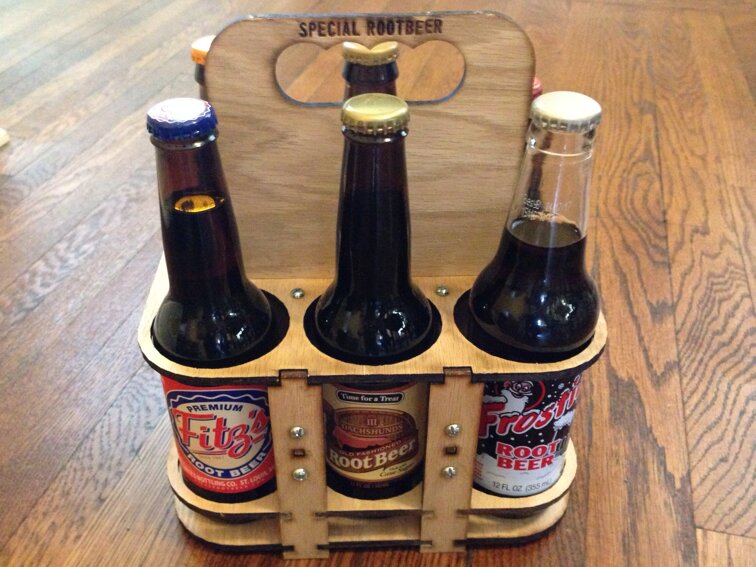 Intra απο ξύλο plywood 3mm-4mm πάχος - Θήκη Six Pack Δίασταση 20x20 cm Intraeaxys-91jdw851