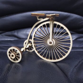 Intra απο ξύλο plywood 3mm-4mm πάχος - Vintage ποδήλατο Δίασταση 30x30 cm Intraeaxys-r7vm0w57 - Image 1