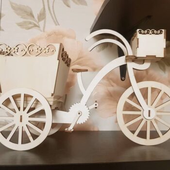 Intra απο ξύλο plywood 3mm-4mm πάχος - Bicycle Flower Stand Bicycle Planer Δίασταση 30x30 cm Intraeaxys-eoxlnw4o - Image 1