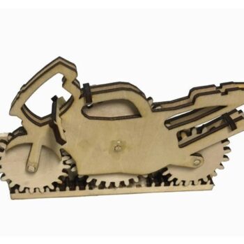 Intra απο ξύλο plywood 3mm-4mm πάχος - 3D Ξύλινο παζλ μοτοσικλέτας Δίασταση 30x30 cm Intraeaxys-eo2y05q1 - Image 1