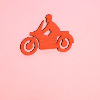 Intra απο ξύλο plywood 3mm-4mm πάχος - Ξύλινο στολίδι σε σχήμα μοτοσικλέτας Δίασταση 10x10 cm Intraeaxys-eo2023m7 - Image 9