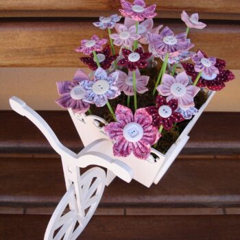 Intra απο ξύλο plywood 3mm-4mm πάχος - Ξύλινο καλάθι λουλουδιών για τρίκυκλο Δίασταση 30x30 cm Intraeaxys-lopqjy67 - Image 3