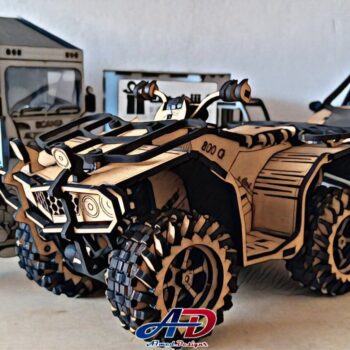 Intra απο ξύλο plywood 3mm-4mm πάχος - Ξύλινο ATV Quad Bike Παιχνίδι Δίασταση 30x30 cm Intraeaxys-eo0q6nw1 - Image 4