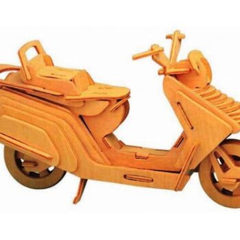 Intra απο ξύλο plywood 3mm-4mm πάχος - Μοτοσικλέτα Lambretta Scooter 3D Puzzle Ξύλινο μοντέλο επιφάνειας εργασίας Δίασταση 30x30 cm Intraeaxys-51rrvkv1 - Image 1