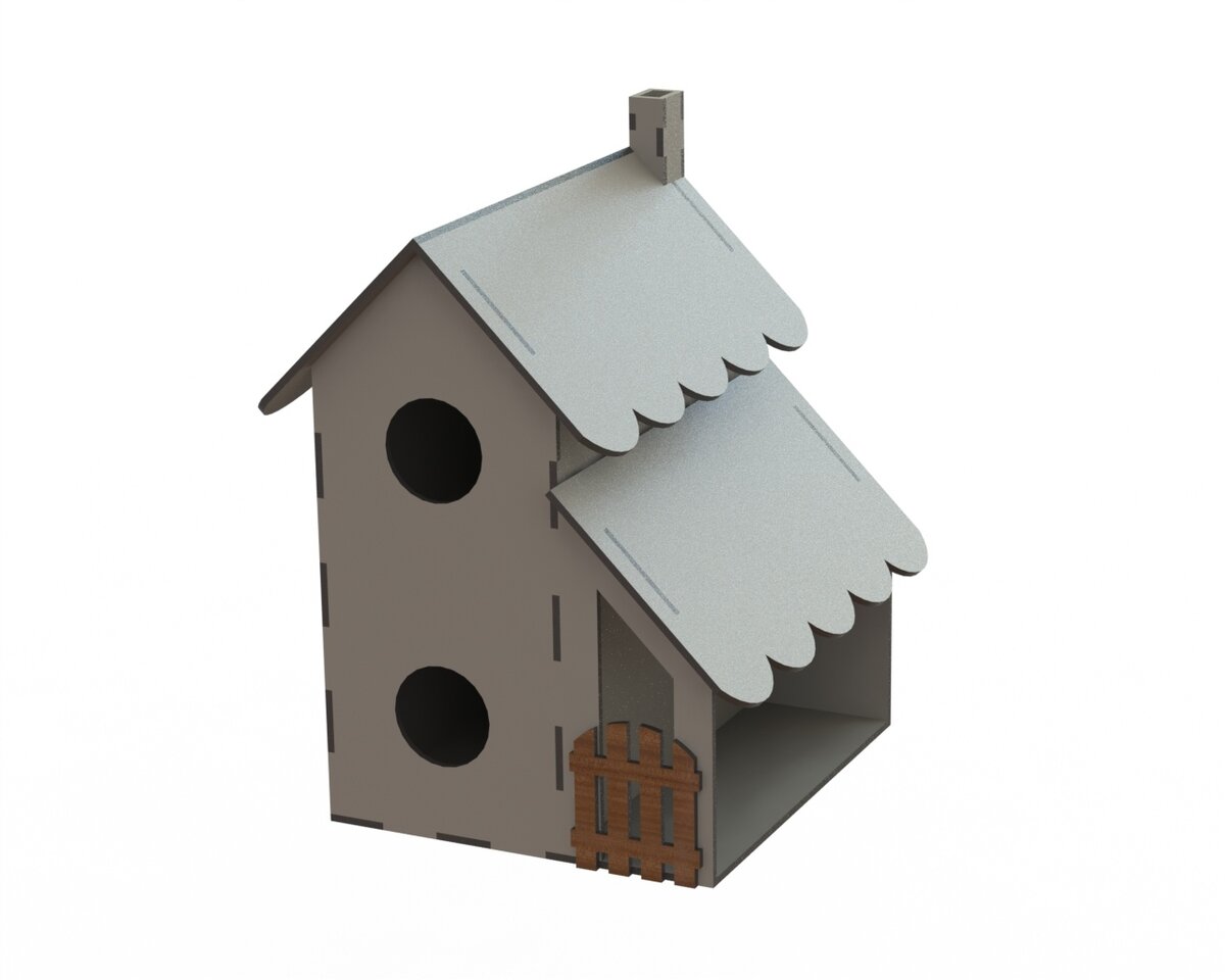 Intra απο ξύλο plywood 3mm-4mm πάχος - Ημιτελές Ξύλινο Σπιτάκι πουλιών Δίασταση 30x30 cm Intraeaxys-d1lvlnpo