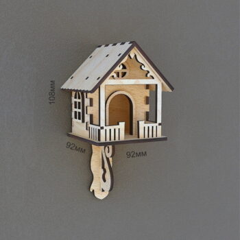 Intra απο ξύλο plywood 3mm-4mm πάχος - Επιτοίχιος Τροφοδότης Bird House 4mm Δίασταση 40x50 cm Intraeaxys-r7vmge67 - Image 1