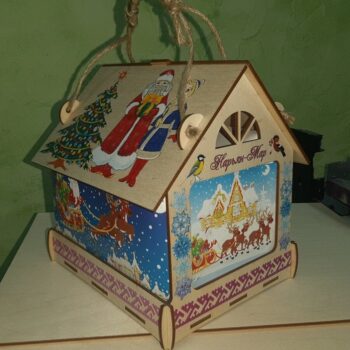 Intra απο ξύλο plywood 3mm-4mm πάχος - Κρεμαστός τροφοδότης πουλιών Δίασταση 30x30 cm Intraeaxys-m1d6eve7 - Image 1