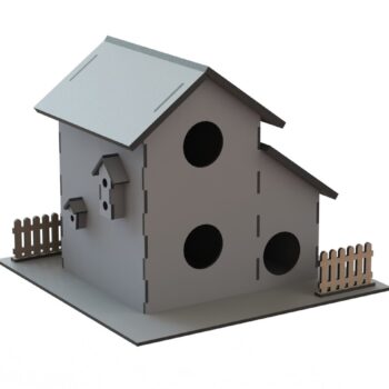 Intra απο ξύλο plywood 3mm-4mm πάχος - Κουτί φωλιάς Ξύλινο Bird House Birds Δίασταση 40x50 cm Intraeaxys-eo0qx891 - Image 1