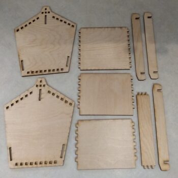 Intra απο ξύλο plywood 3mm-4mm πάχος - Birdfeeder – Χωρίς κόλλα Δίασταση 30x30 cm Intraeaxys-6o388yk1 - Image 3