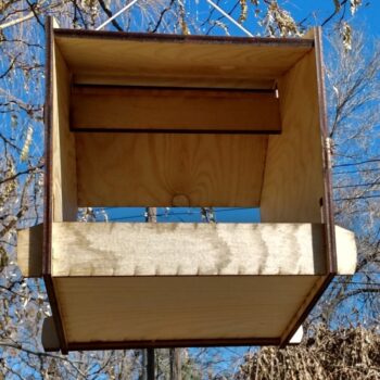 Intra απο ξύλο plywood 3mm-4mm πάχος - Birdfeeder – Χωρίς κόλλα Δίασταση 30x30 cm Intraeaxys-6o388yk1 - Image 6