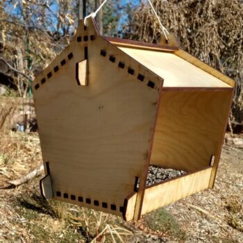 Intra απο ξύλο plywood 3mm-4mm πάχος - Birdfeeder – Χωρίς κόλλα Δίασταση 30x30 cm Intraeaxys-6o388yk1 - Image 9