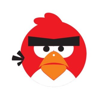 Intra απο ξύλο plywood 3mm-4mm πάχος - Ρολόι Angry Birds Δίασταση 20x20 cm Intraeaxys-p7ymv657 - Image 1