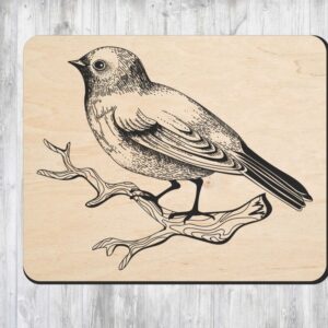 Intra απο ξύλο plywood 3mm-4mm πάχος - Laser Engrave Sparrow Δίασταση 20x20 cm Intraeaxys-6o3yg5k7