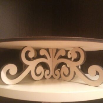 Intra απο ξύλο plywood 3mm-4mm πάχος - Βάση επίδειξης κέικ βάθρου Δίασταση 30x30 cm Intraeaxys-eo4n4j97 - Image 1