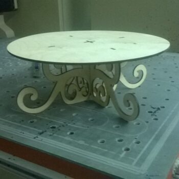 Intra απο ξύλο plywood 3mm-4mm πάχος - Ξύλινο διακοσμητικό σταντ για κέικ Δίασταση 30x30 cm Intraeaxys-075k8j37 - Image 1