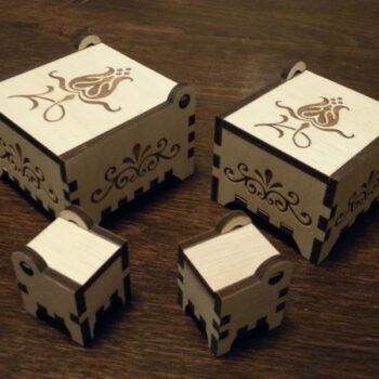 Intra απο ξύλο plywood 3mm-4mm πάχος - Μπιμπελό κουτί Δίασταση 30x30 cm Intraeaxys-ro6yjjq7 - Image 1