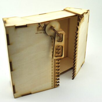 Intra απο ξύλο plywood 3mm-4mm πάχος - Ξύλινο κουτί με φερμουάρ Δίασταση 30x30 cm Intraeaxys-eo0qy6w1 - Image 3