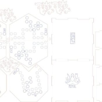 Intra απο ξύλο plywood 3mm-4mm πάχος - Dog Royal Modular παιχνίδι Δίασταση 30x30 cm Intraeaxys-67wzlg37 - Image 4