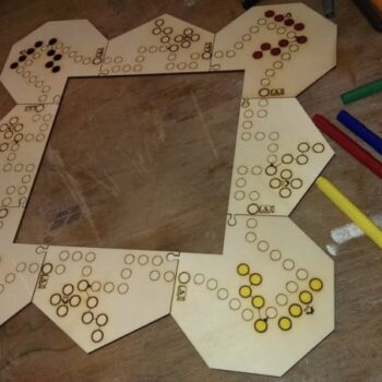 Intra απο ξύλο plywood 3mm-4mm πάχος - Dog Royal Modular παιχνίδι Δίασταση 30x30 cm Intraeaxys-67wzlg37 - Image 5