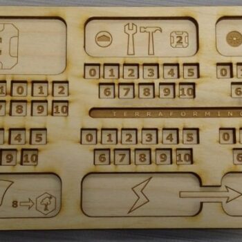 Intra απο ξύλο plywood 3mm-4mm πάχος - Terraforming Mars Player Mat Δίασταση 30x30 cm Intraeaxys-joerdp87 - Image 1