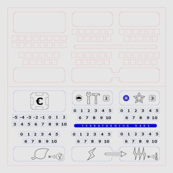 Intra απο ξύλο plywood 3mm-4mm πάχος - Terraforming Mars Player Mat Δίασταση 30x30 cm Intraeaxys-joerdp87 - Image 3